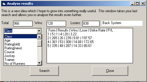 SPB System Builder Analyse Screen