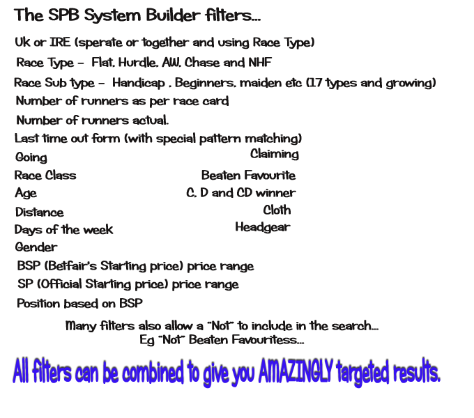 SPB System Builder Filters